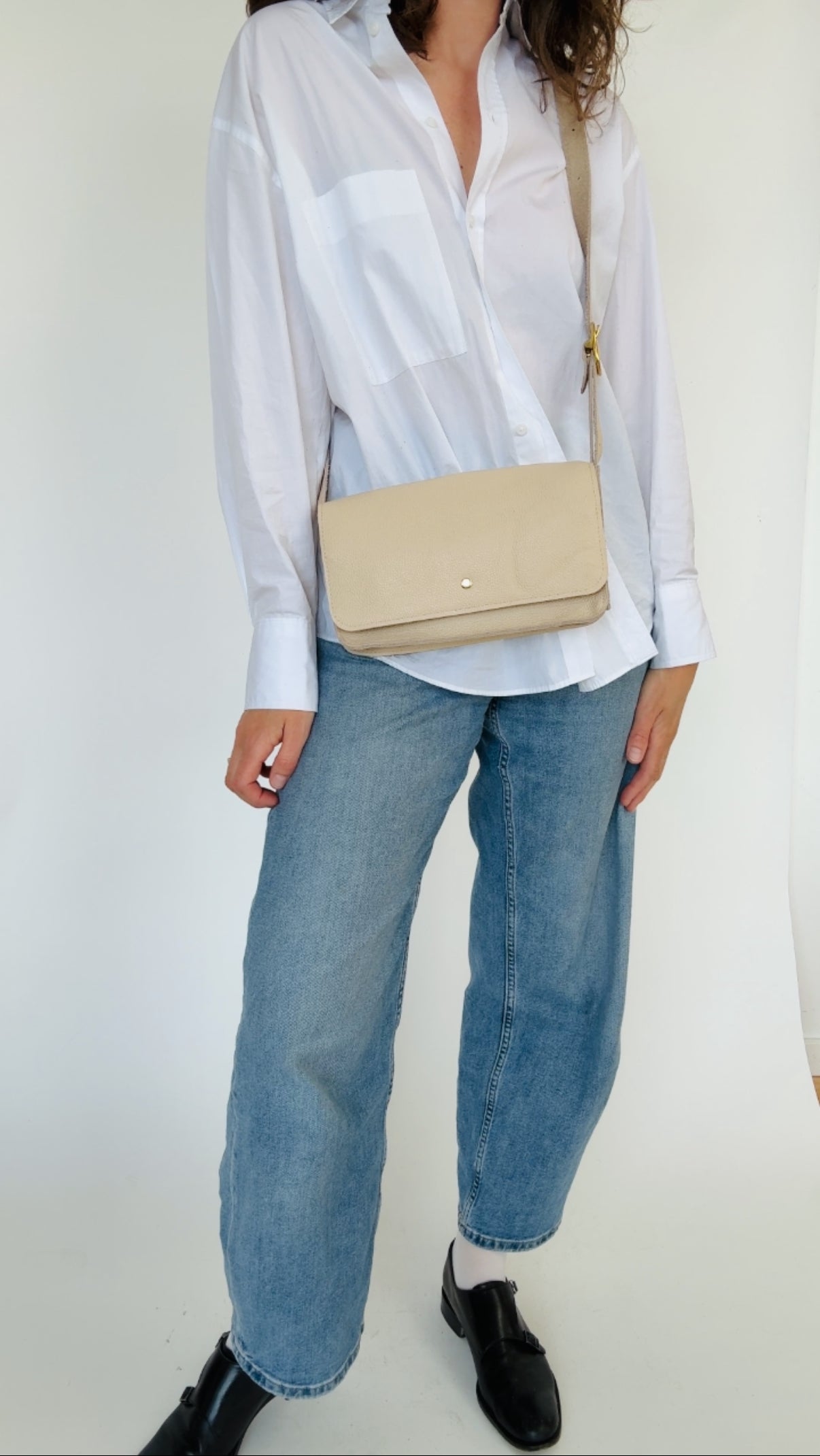 MOLLY CROSSBODY BAG | CREAM