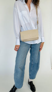MOLLY CROSSBODY BAG | CREAM