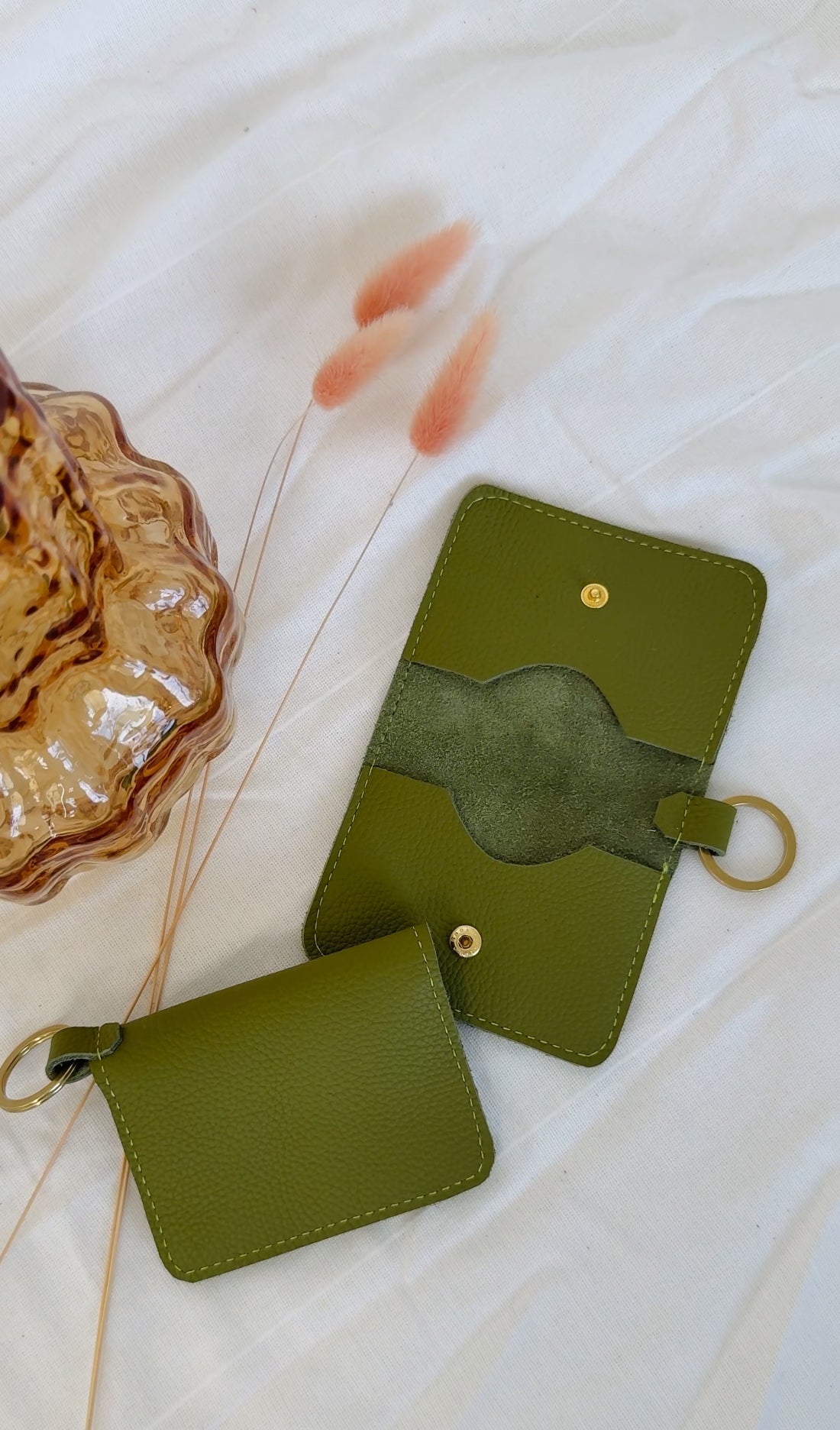 DÓRA LEATHER WALLET | KIWI