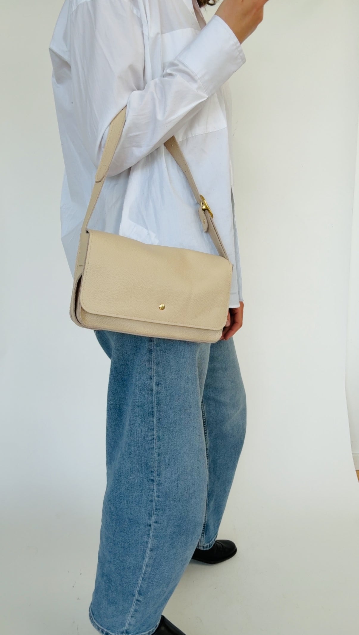 MOLLY CROSSBODY BAG | CREAM