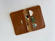 IVY LEATHER CLUTCH WALLET | CARAMEL