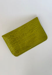 IVY LEATHER CLUTCH WALLET | AVACODO CROC