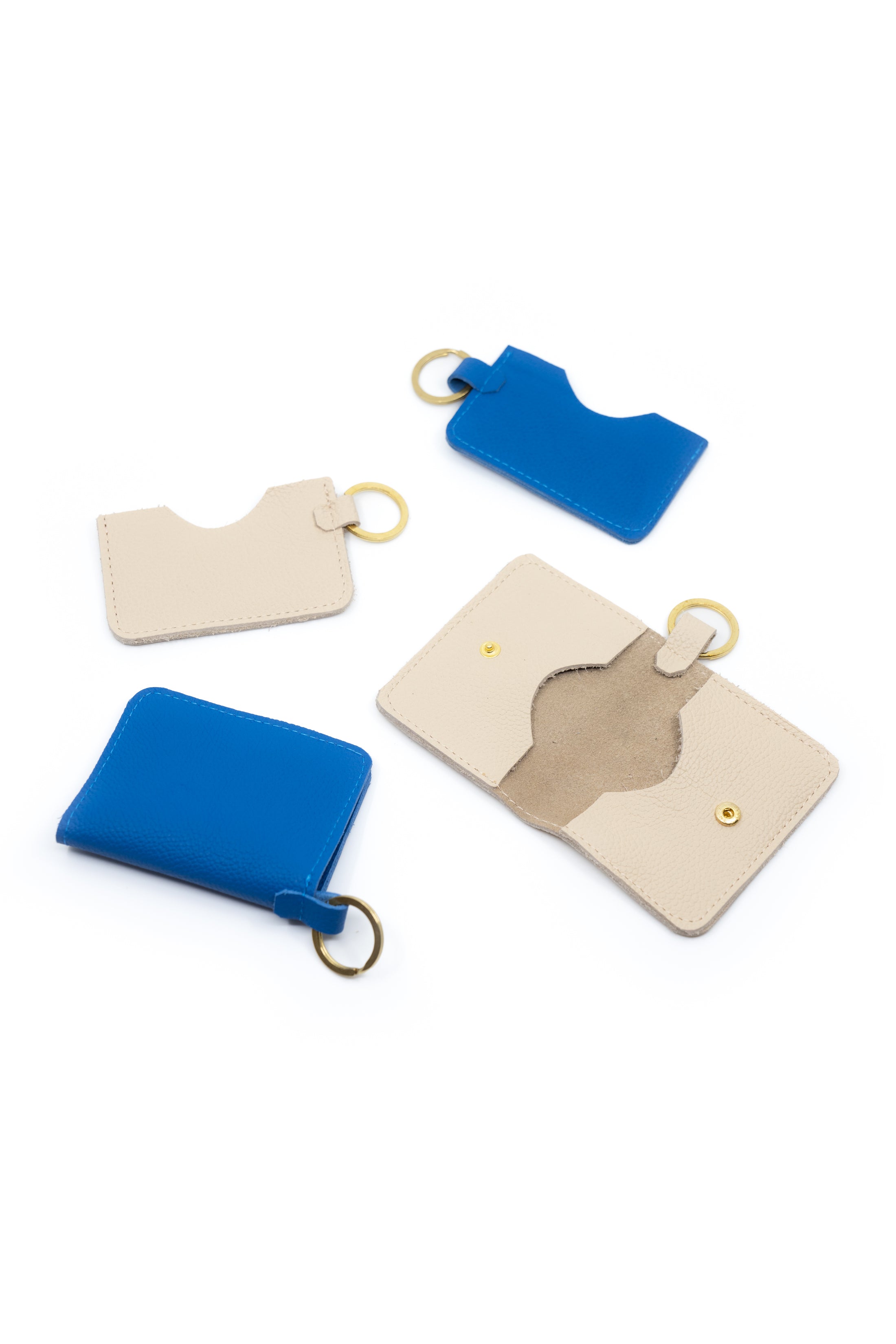 VERA LEATHER CARD HOLDER | BLUE