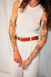 DYLAN LEATHER BELT | PIMENTO Leather Bag - handcrafted by Market Canvas Leather in Tofino, BC, Canada