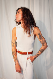DYLAN LEATHER BELT | PIMENTO Leather Bag - handcrafted by Market Canvas Leather in Tofino, BC, Canada