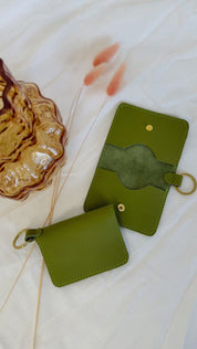 DÓRA LEATHER WALLET | KIWI