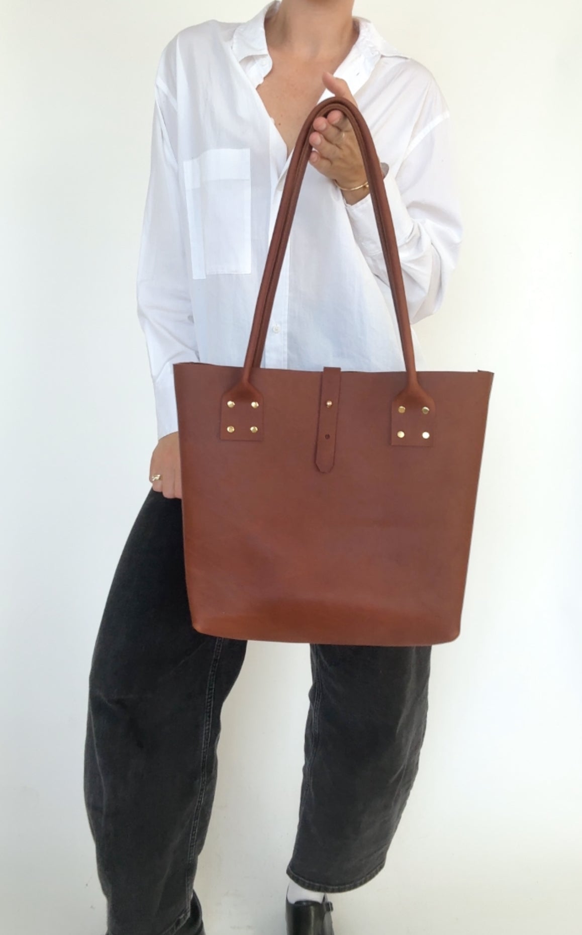 MOORE REFINED TOTE | PECAN