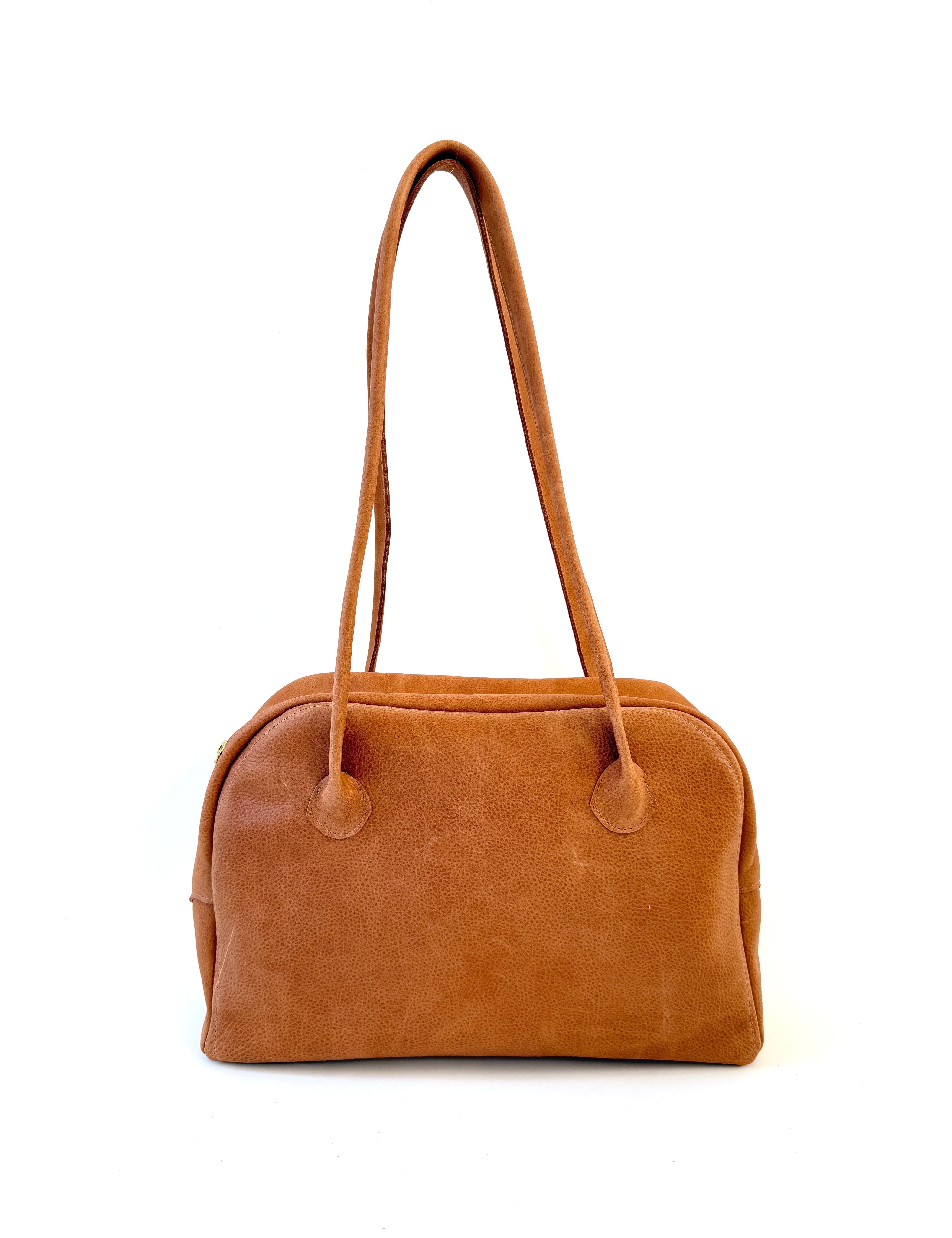 AMANDINE BAG | ALMOND Leather Bag - handcrafted by Market Canvas Leather in Tofino, BC, Canada