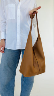 BRUNA SHOULDER BAG | LATTE