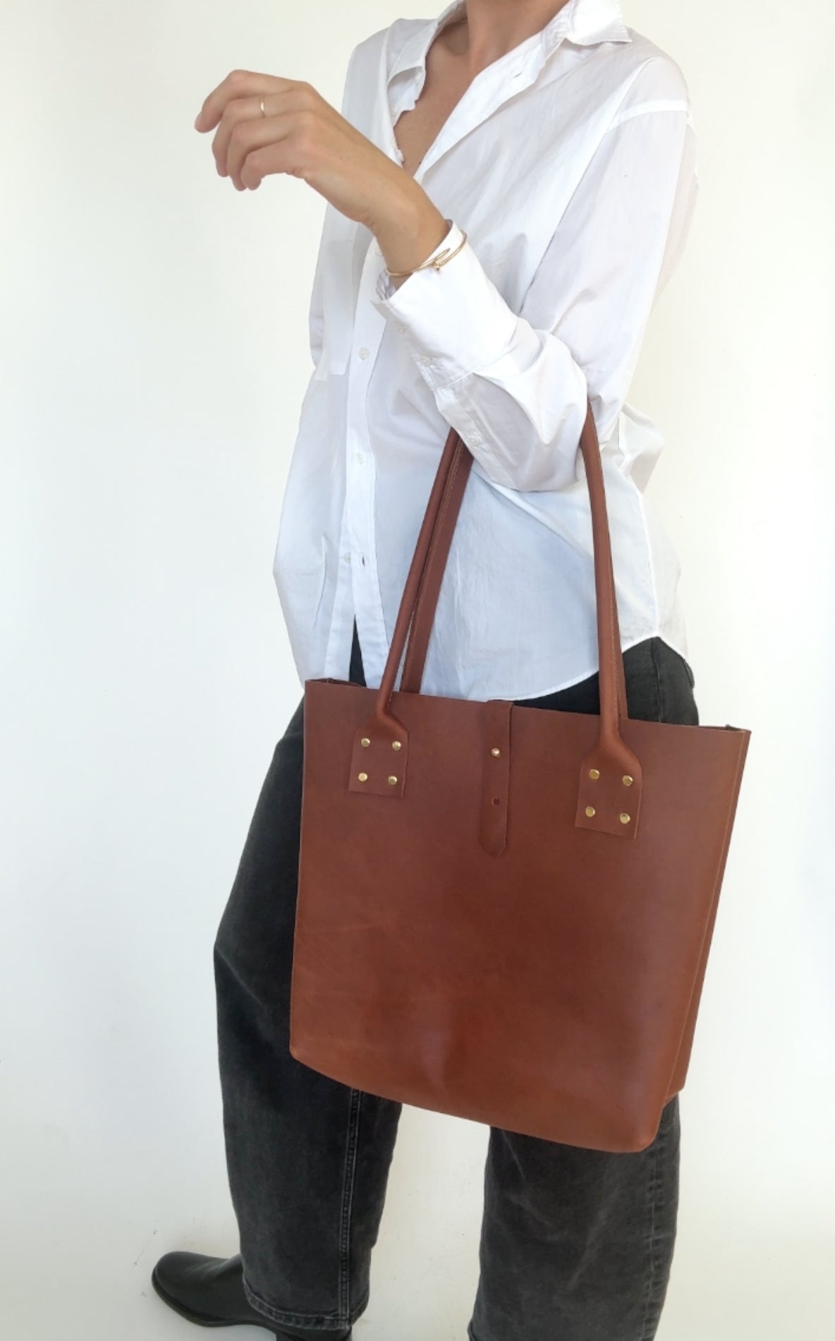 MOORE REFINED TOTE | PECAN