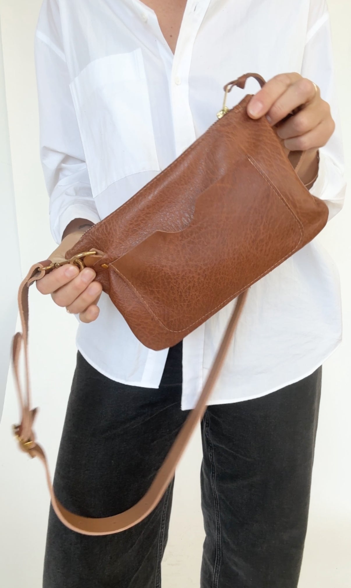 ASTRID CONVERTIBLE CROSSBODY | CREME BRULEE