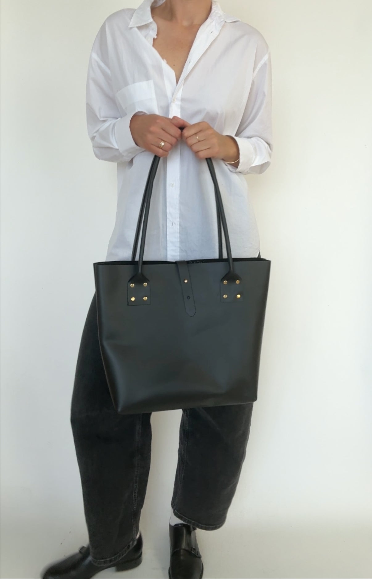 MOORE REFINED TOTE | NOIR