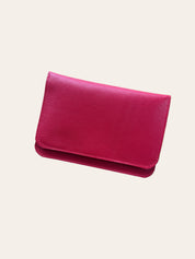 IVY LEATHER CLUTCH WALLET | STRAWBERRY