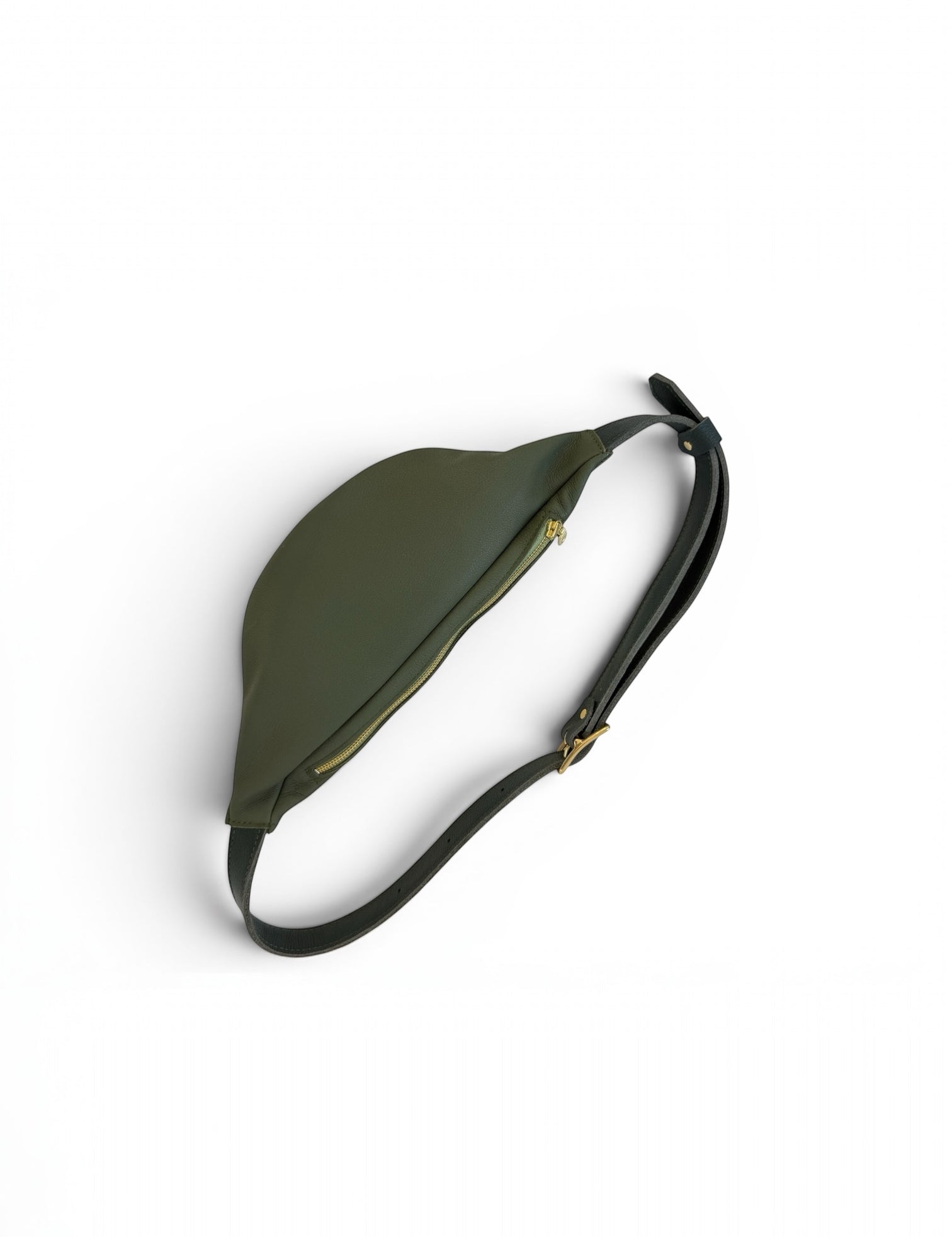 LAUREL SLING BAG | ARUGULA Leather Bag - handcrafted by Market Canvas Leather in Tofino, BC, Canada