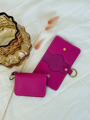 DÓRA LEATHER WALLET | WATERMELON