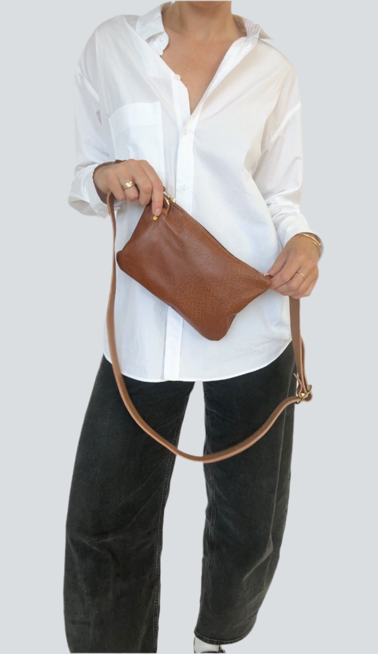 ASTRID CONVERTIBLE CROSSBODY | CREME BRULEE