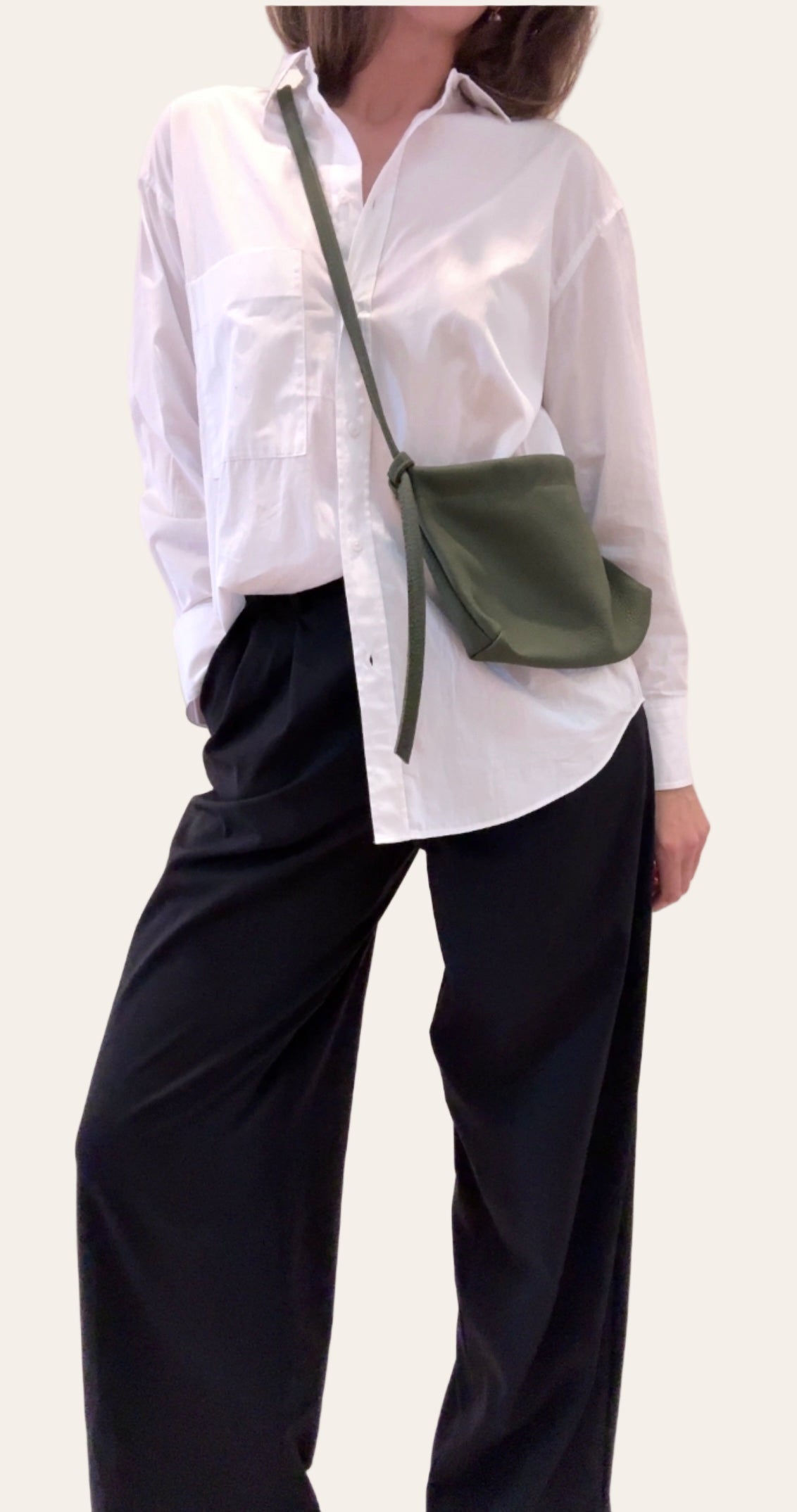 MINI HENNI TOTE | ARUGULA