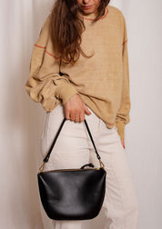Mickalene Shoulder Bags Leather Bag - handcrafted by Market Canvas Leather in Tofino, BC, Canada