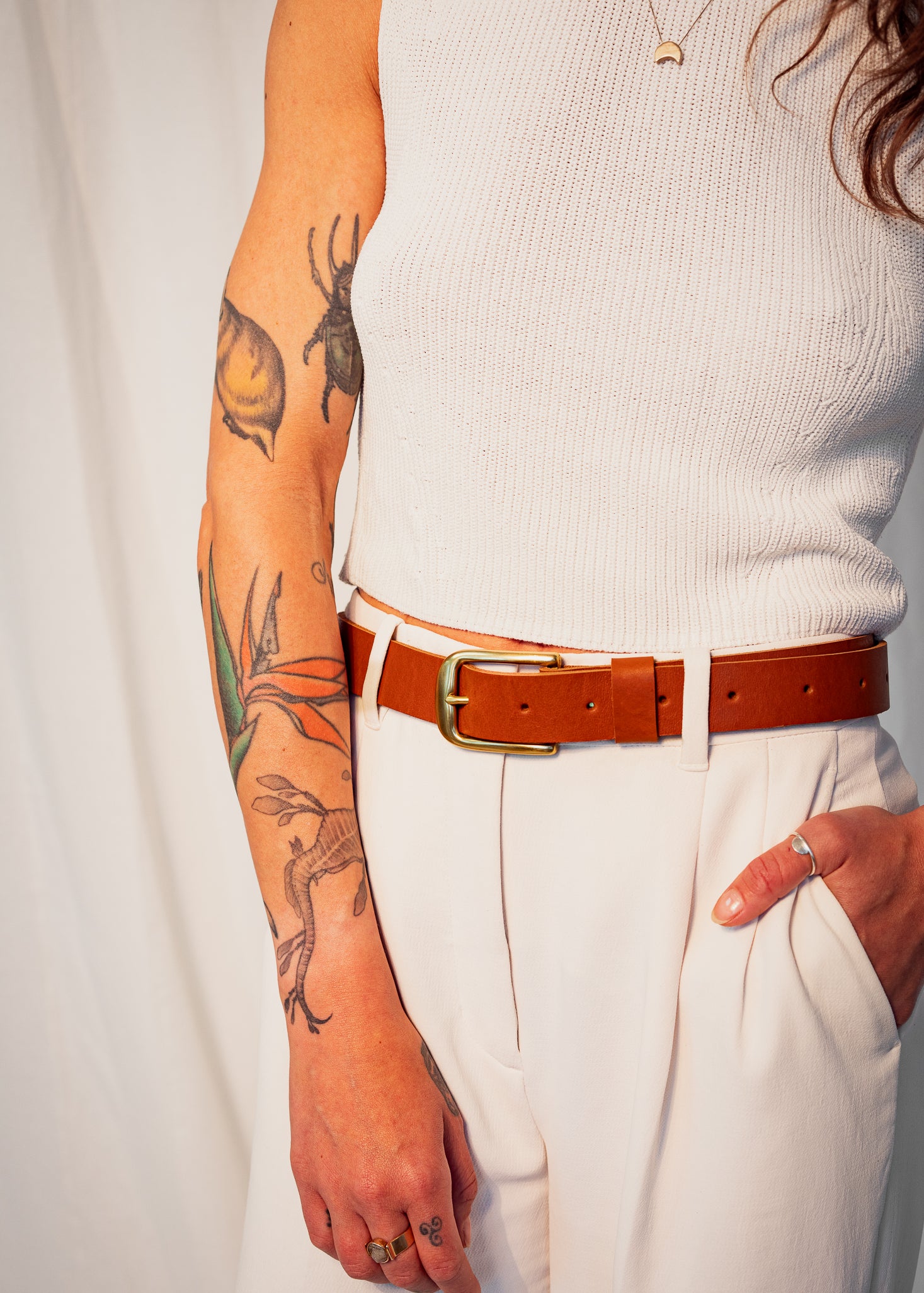 DYLAN LEATHER BELT | PIMENTO Leather Bag - handcrafted by Market Canvas Leather in Tofino, BC, Canada