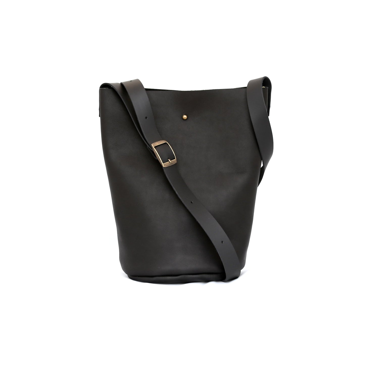 Bucket Bag Leather - handcrafted by Market Canvas Leather in Tofino, BC, Canada